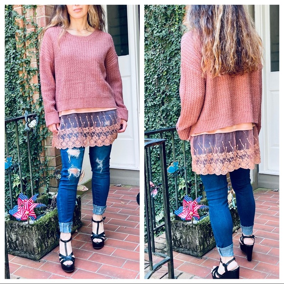 ShopEvelynne Sweaters - ✨LAST ONES✨Fabulous boho knit sweater